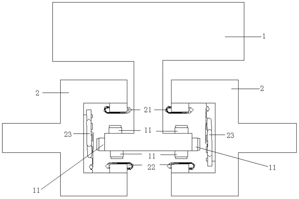 Symmetrical permanent magnet synchronous linear motor