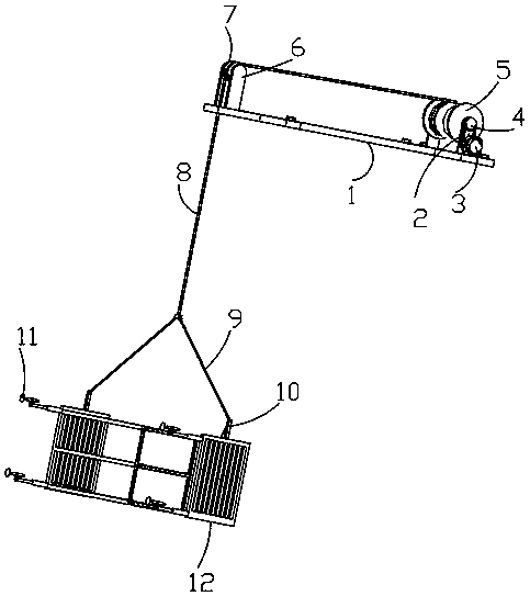 High-stability protection device for high-rise building construction