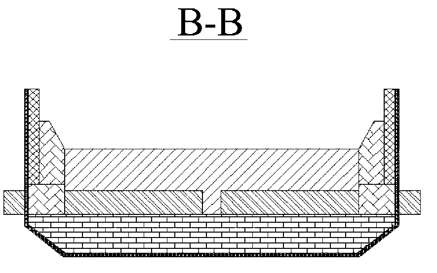 Region electrolysis prebaking aluminum cell