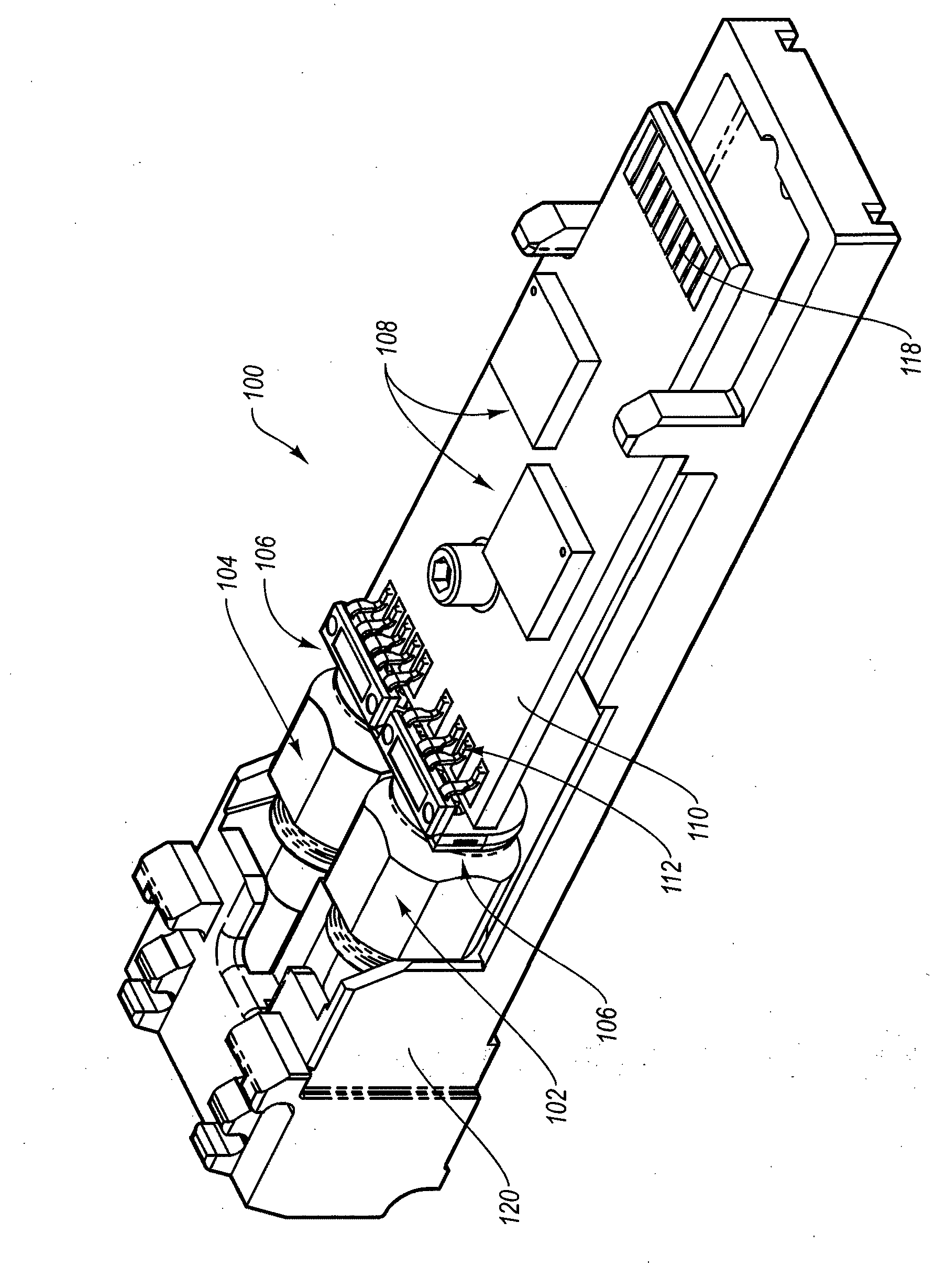 High-power optical burn-in