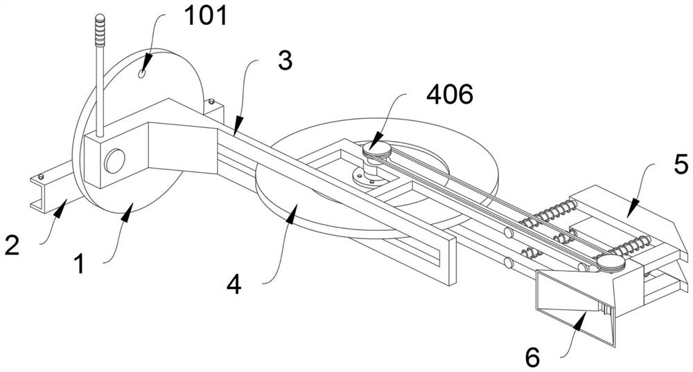 An automatic hay planting device based on desert sand fixation and soil quality improvement