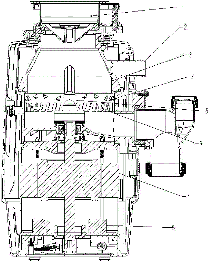 Waste food treatment device and waste food treatment method