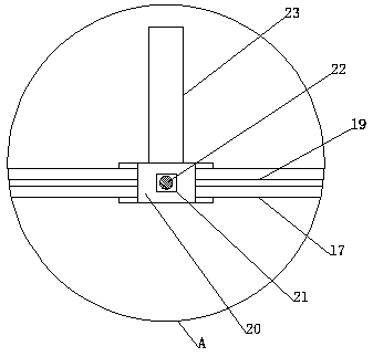 Adjustable science and technology project teaching tool storage equipment