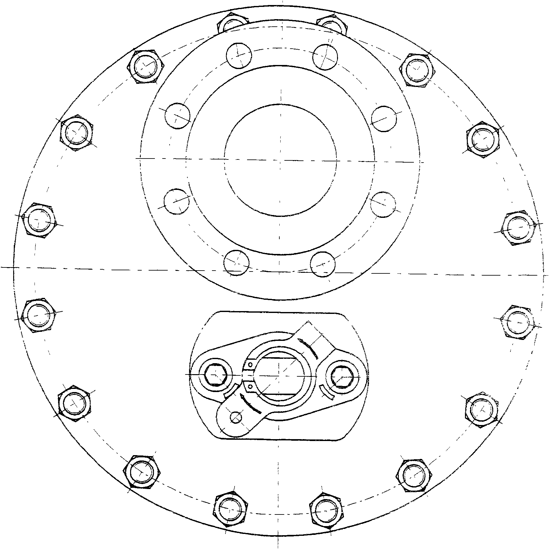 Rotary cutting valve