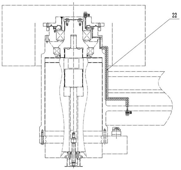 Permanent-magnet direct-drive coal mining machine rocker arm suitable for steeply-inclined-angle coal seam and using method thereof