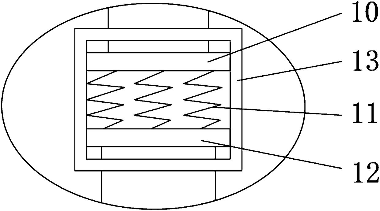 Lithium battery placement device for electric vehicle