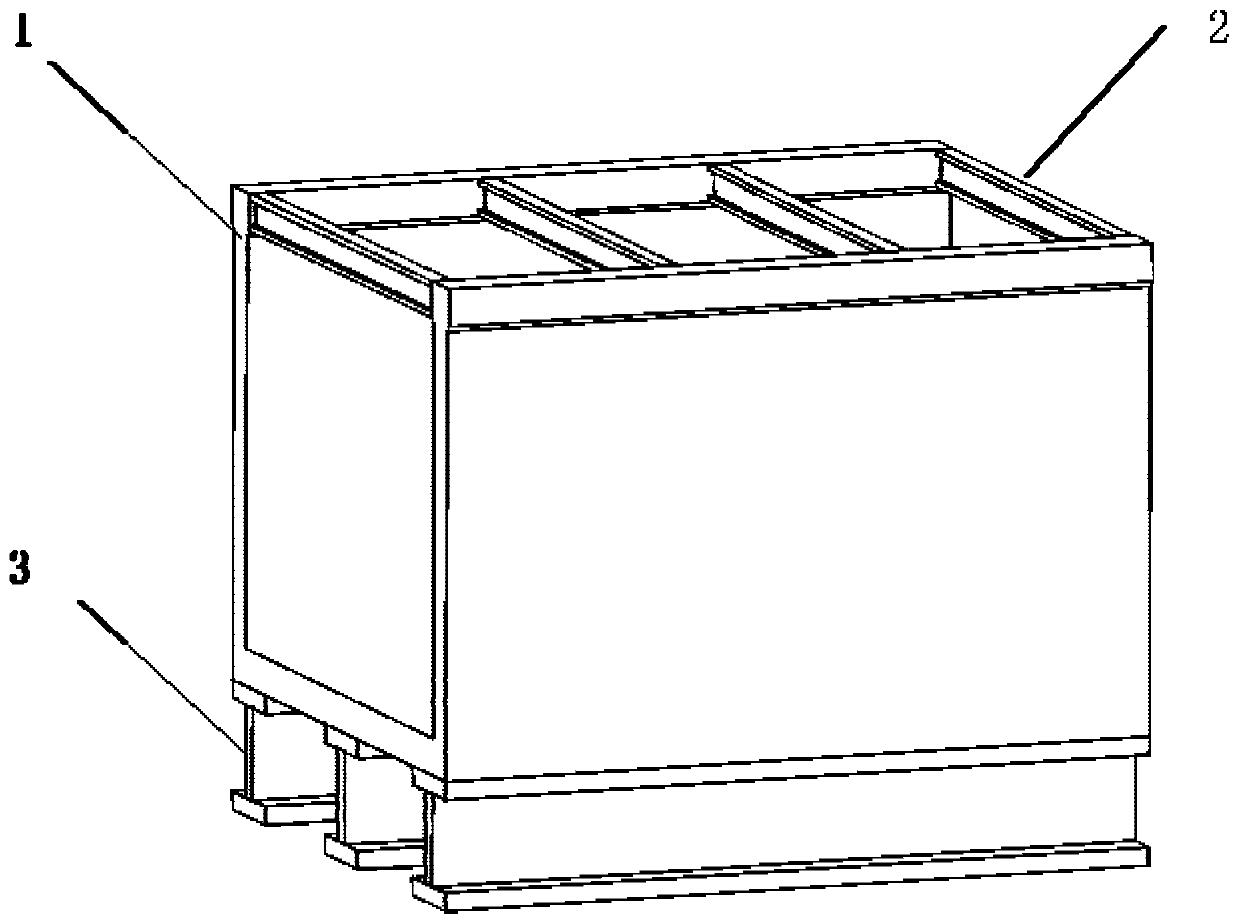 Structure of steel-concrete combined structural aqueduct and construction method thereof