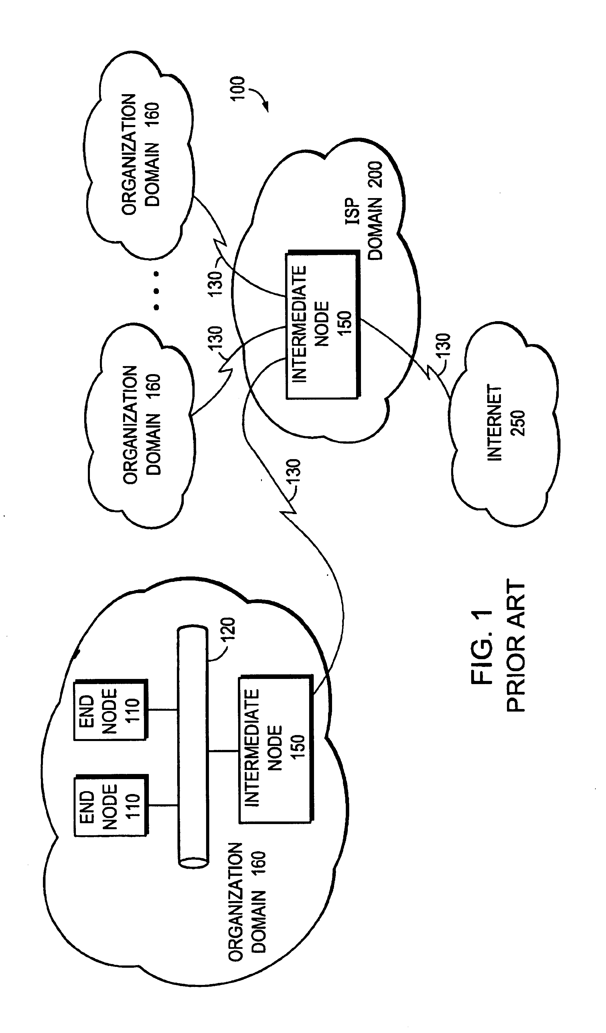 Data plane restart without state change in a control plane of an intermediate network node