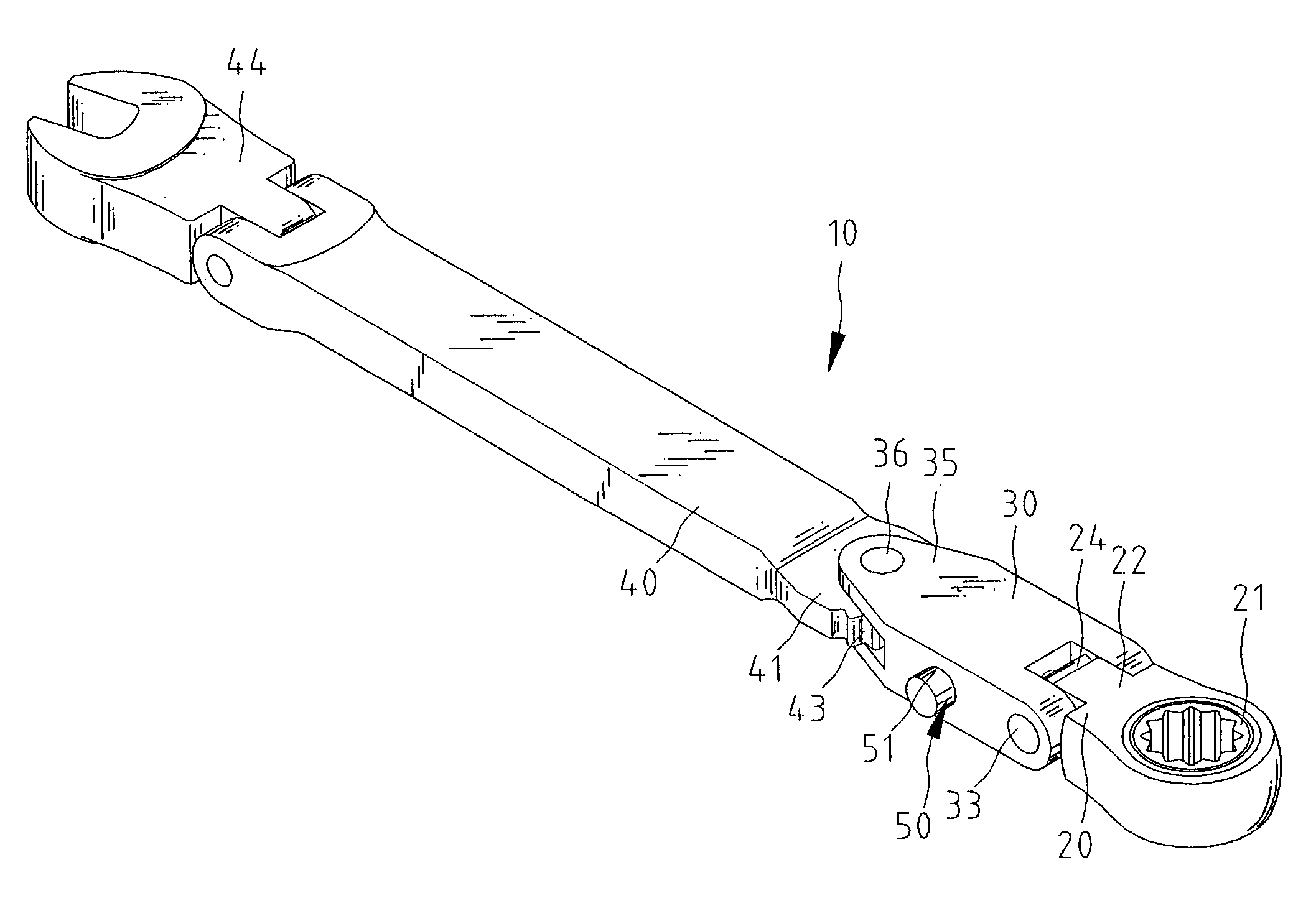 Multi-joint wrench