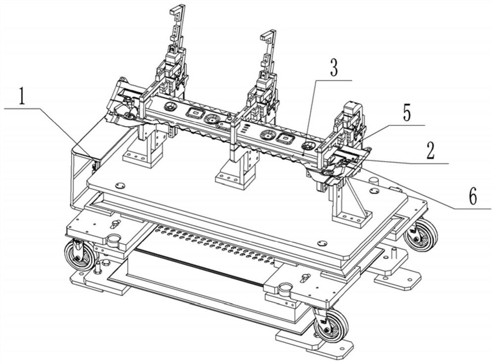 Machining process and device for front roof panel assembly