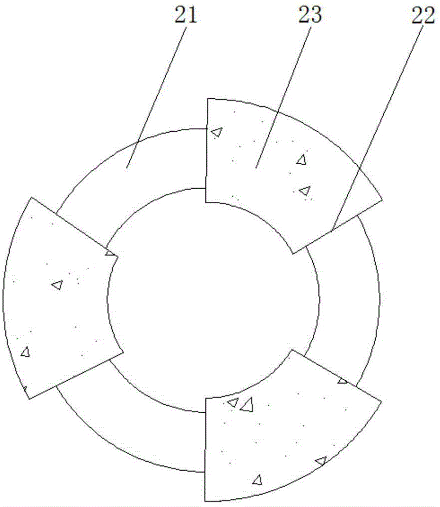 Cleaning device for inner tubes of solar vacuum tubes