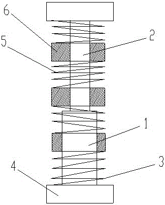 Balance weight stable type automobile shock absorber