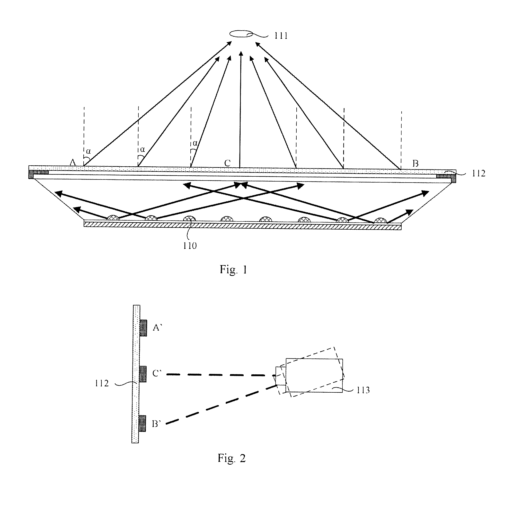 Backlight, display device and method for controlling backlighting thereof