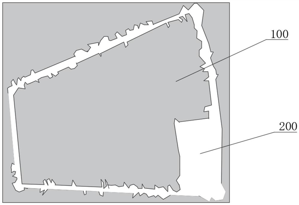 Unmanned sweeper and long-distance welt sweeping method thereof