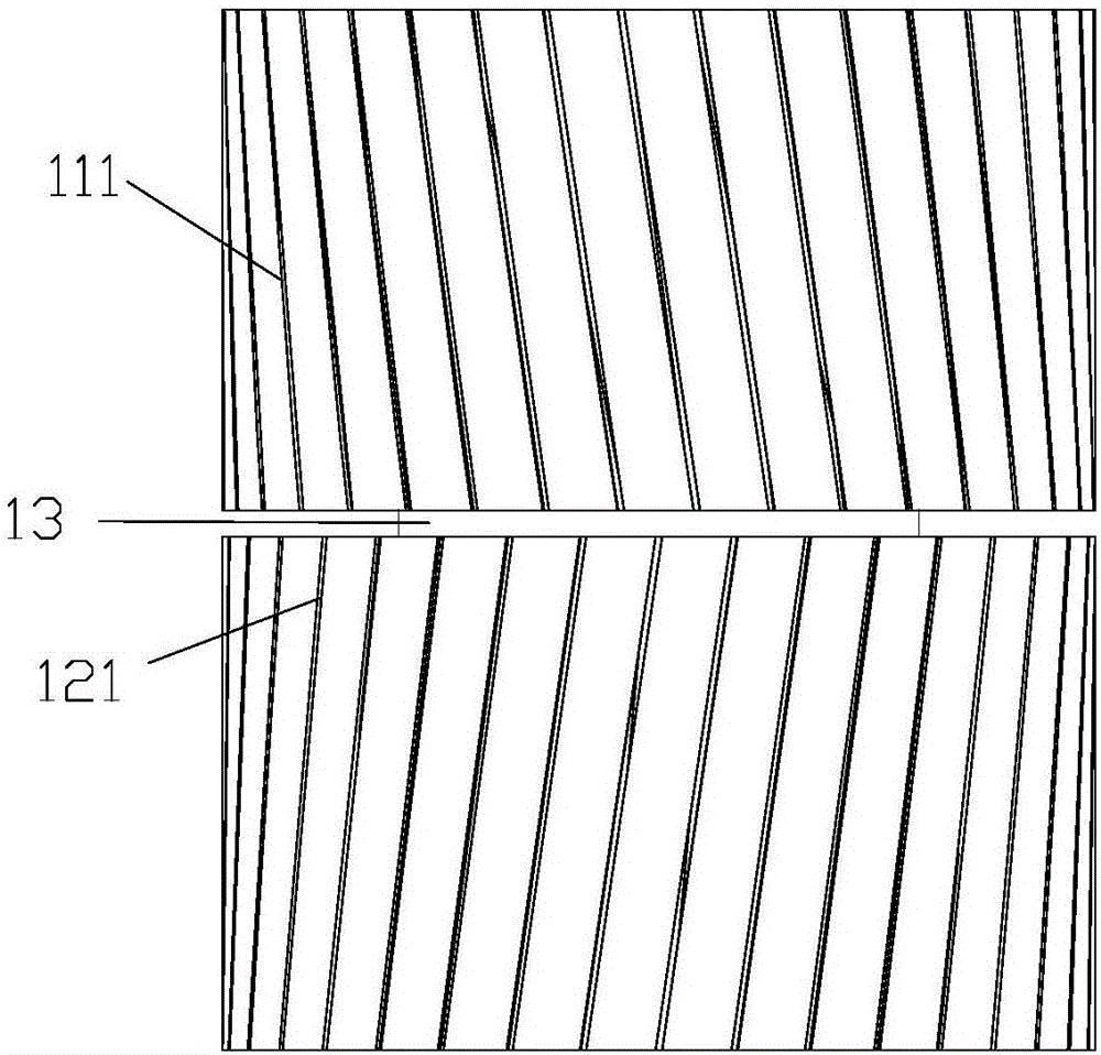 Double-skewed-slot rotor, and stator-rotor equal-slot matching structure based on rotor