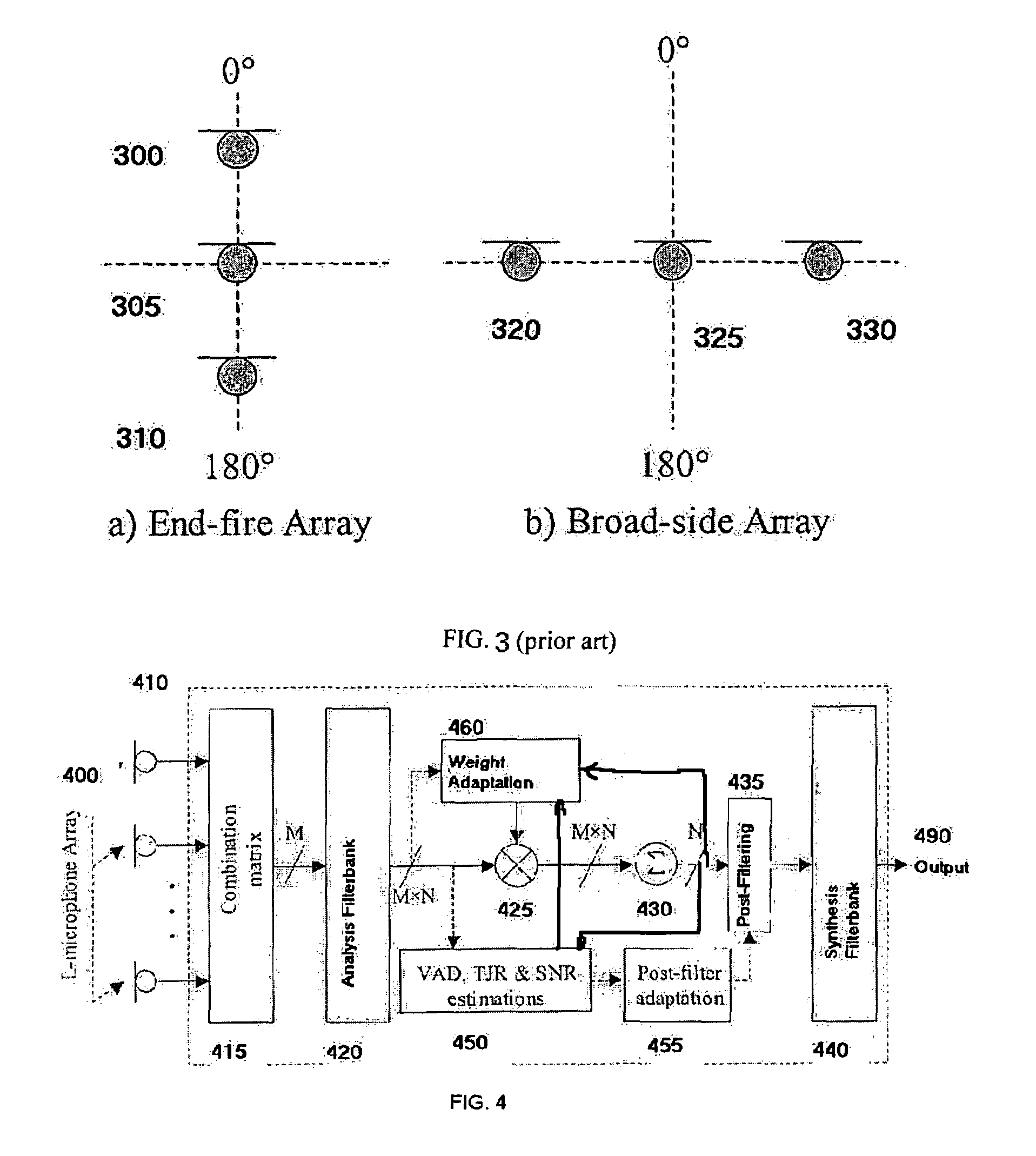 Directional audio signal processing using an oversampled filterbank