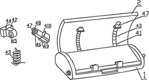 Angle adjustable support for vehicle navigator