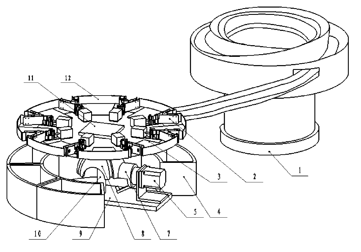 Vibrating disk feeding type winter jujube sorting equipment