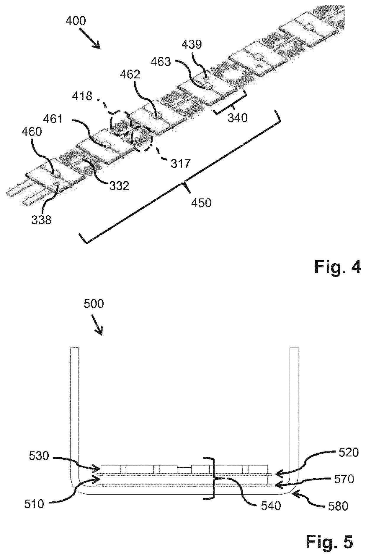 Elongated lead frame and a method of manufacturing an elongated lead frame