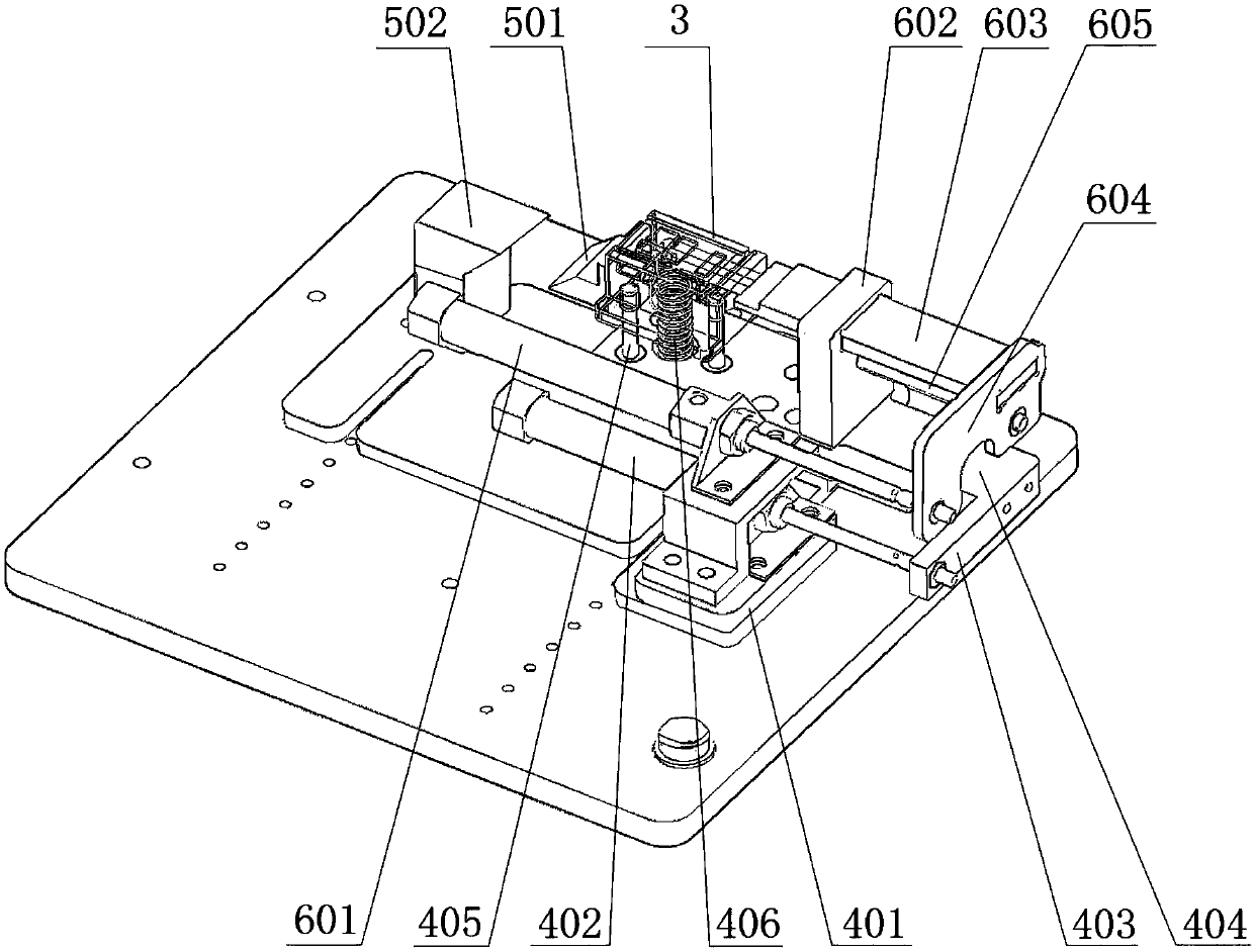 Automatic card support installation device of electronic product