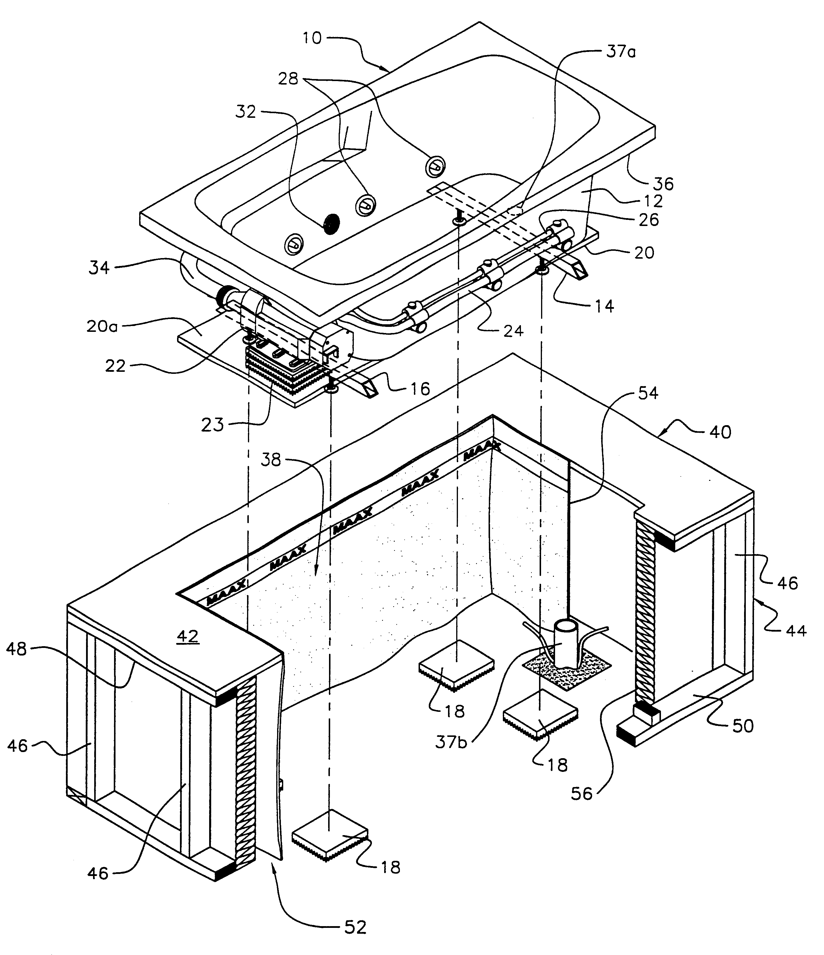 Thermo-acoustic insulation system for sanitary device