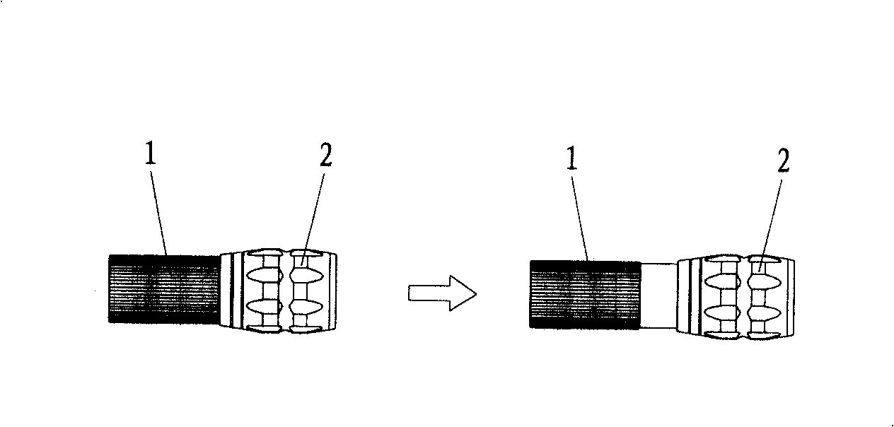 Illumination method using LED as illuminating source and illuminating apparatus