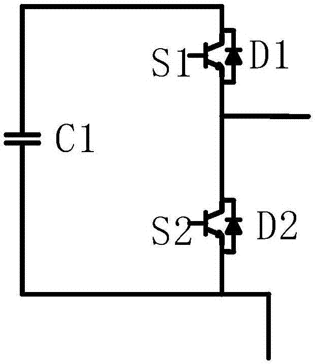 Method for controlling energy storage type converter topology with fault ride-through capability