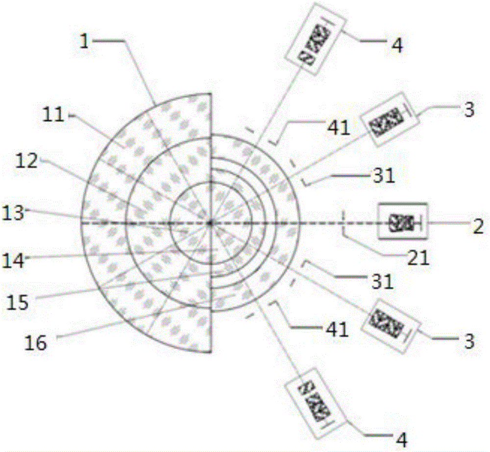 Constant resolution multi-spectral optical system applicable to large dynamic range and nearly-hemispherical view field