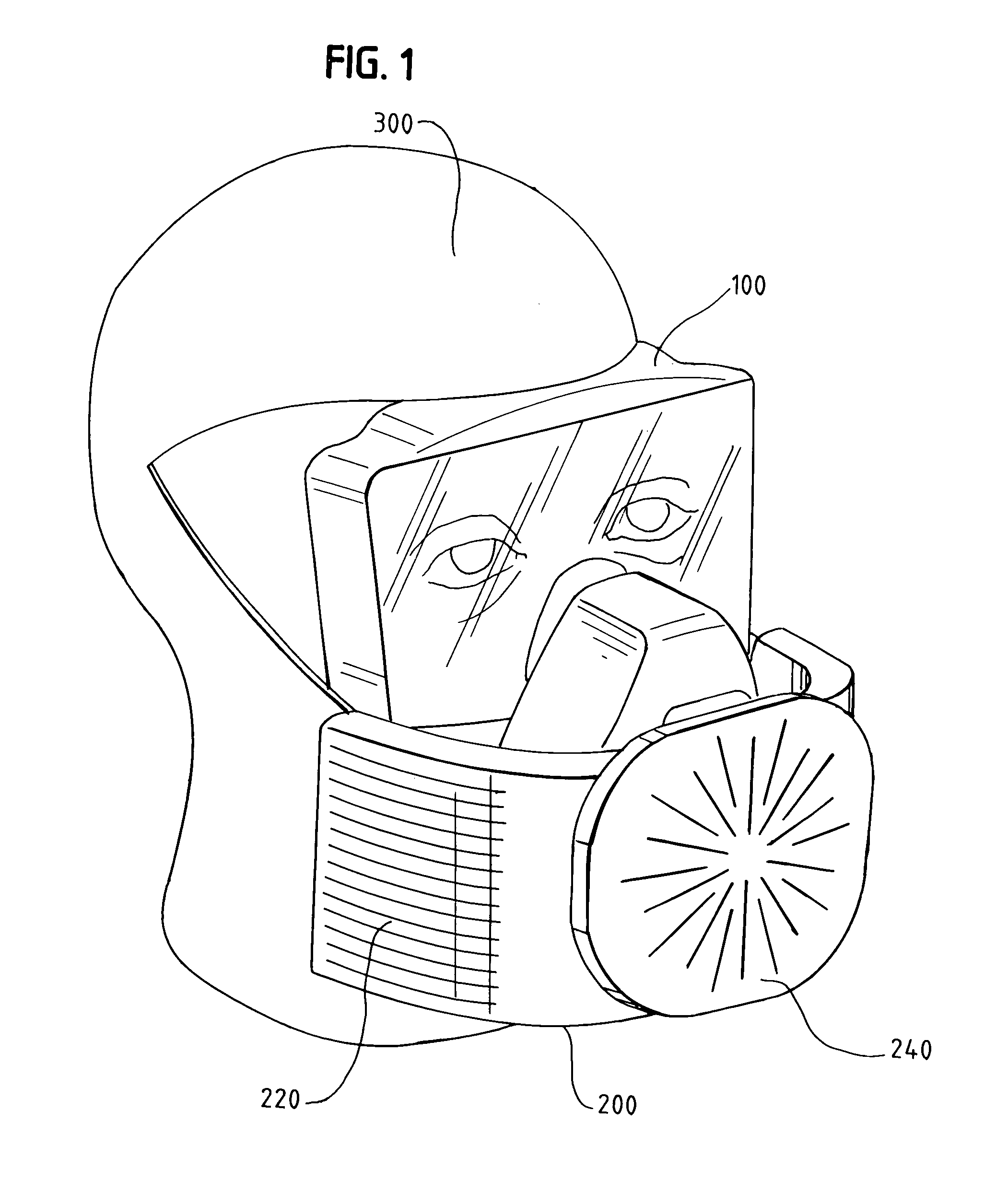 Biohazard mask suitable for civilians