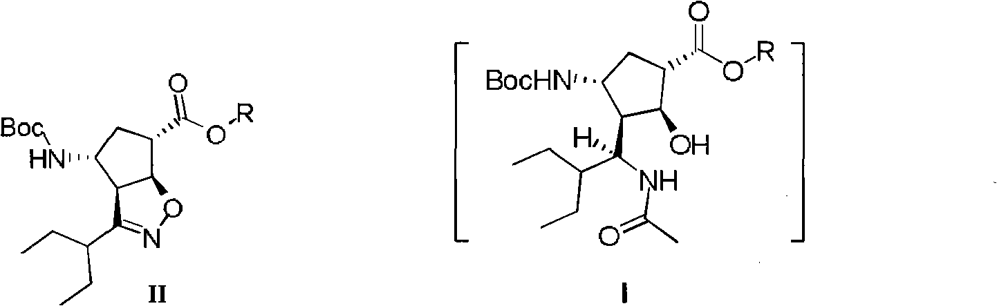 New method for preparing peramivir key intermediate