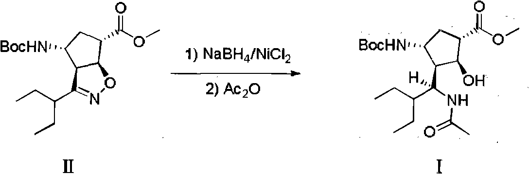 New method for preparing peramivir key intermediate