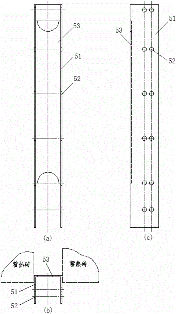 Electric heating energy storage heat supply device