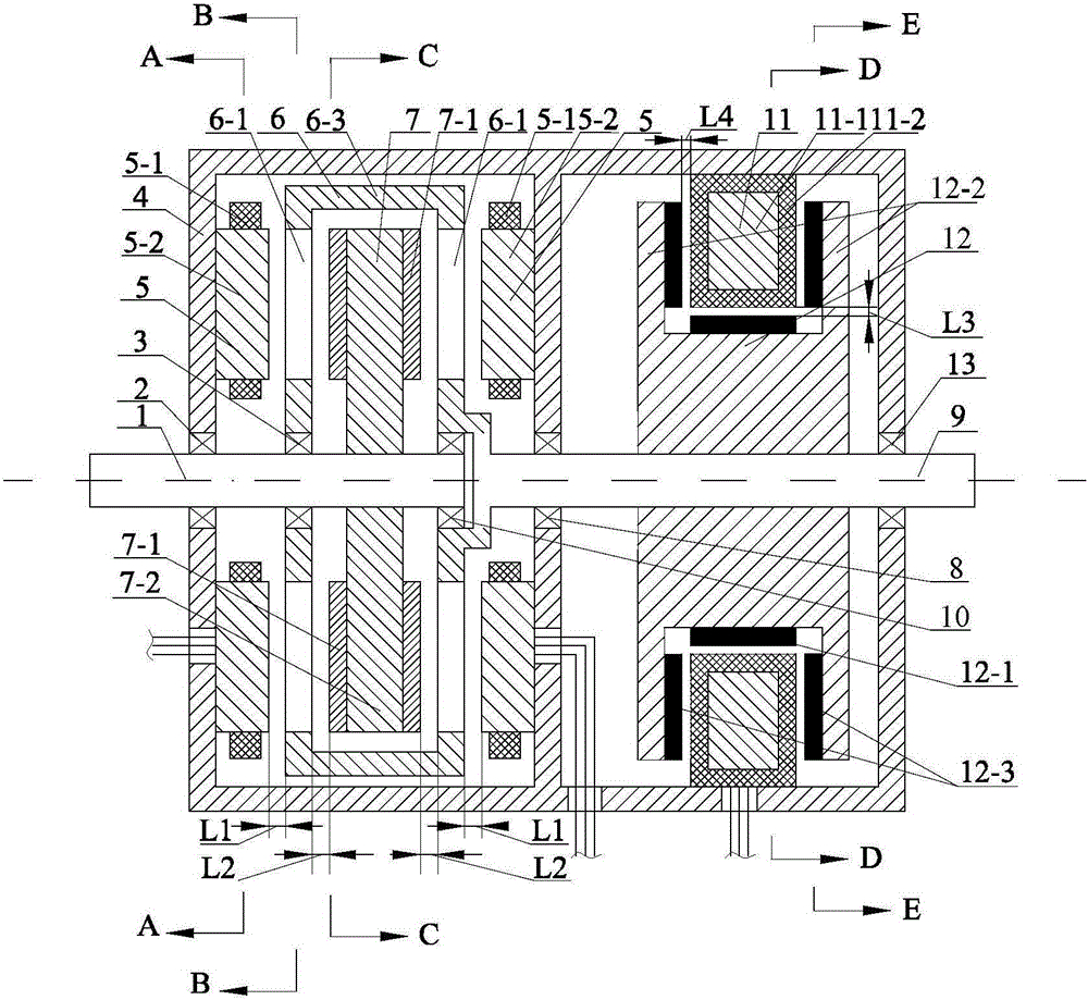 Axial‑Axial Radial Field Electromagnetic Planetary Gear Power Divider