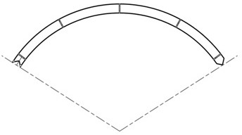 Automated forming method for high-speed rail composite material body