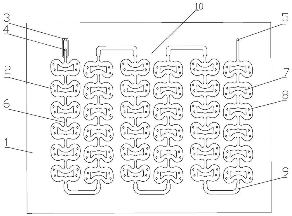 A kind of multistage series microreactor and fluid mixing method