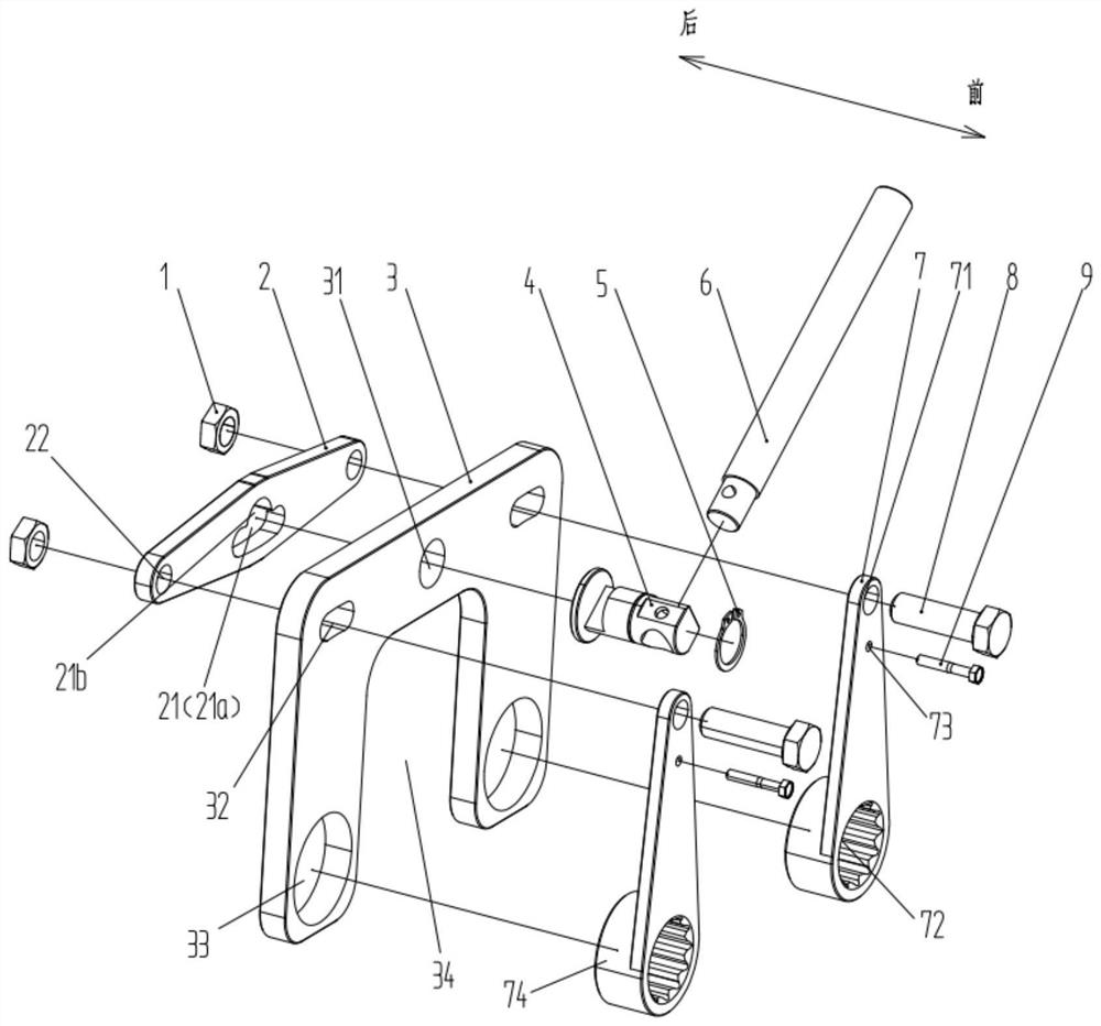 Bolt following rotation preventing device