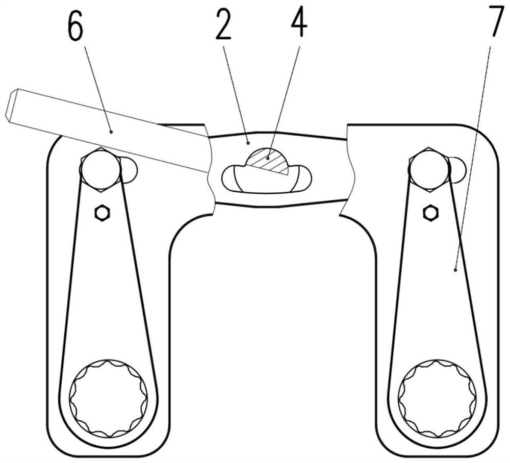 Bolt following rotation preventing device