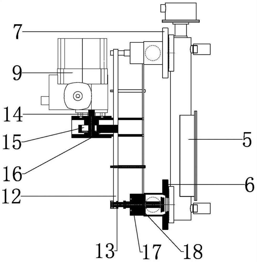 Online sampling type water content meter structure based on pressure difference