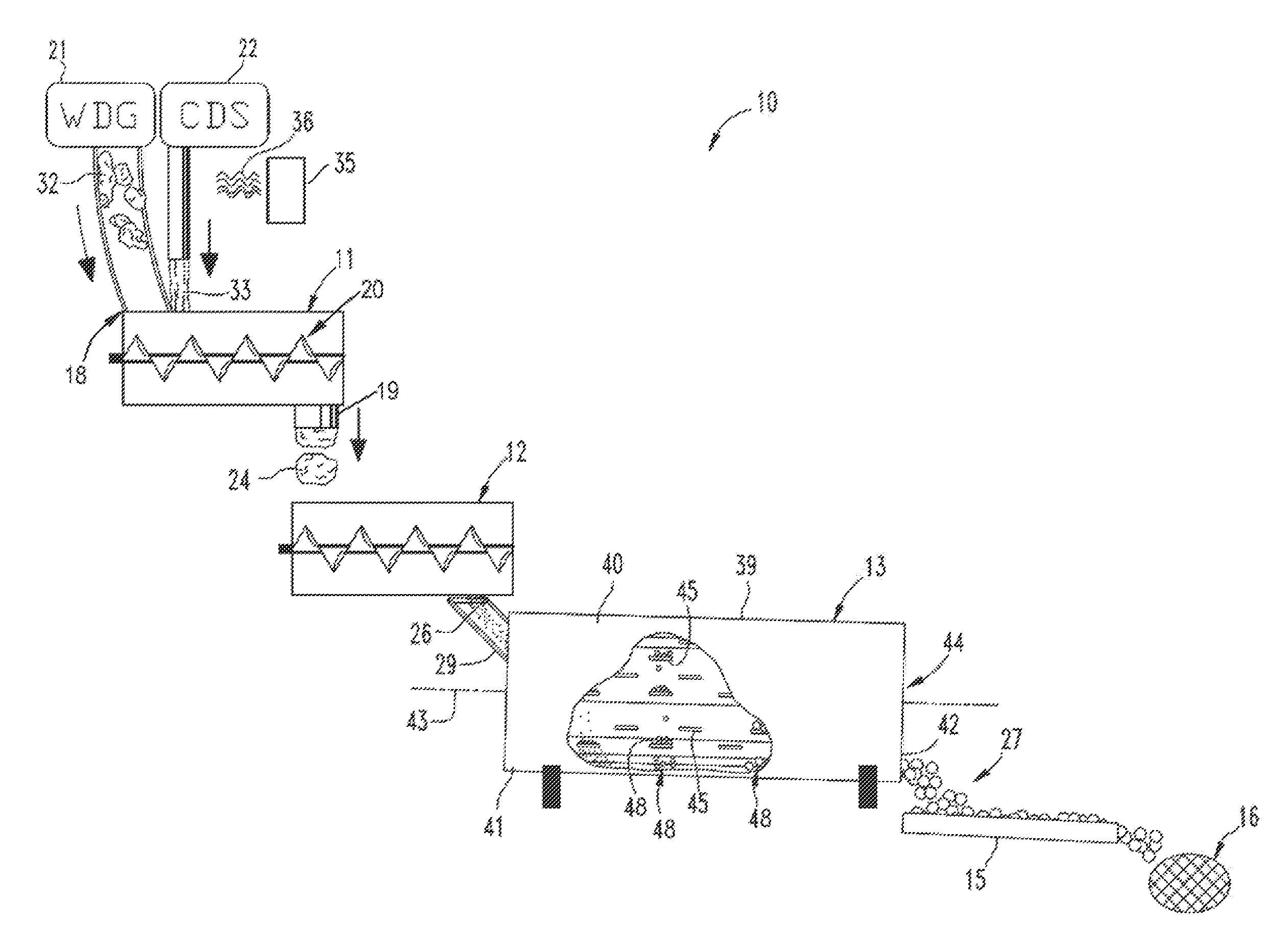 Apparatus and method for producing biobased carriers from byproducts of biomass processing