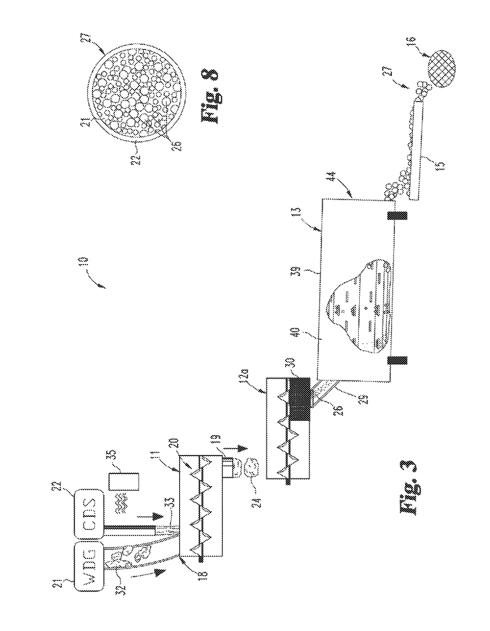 Apparatus and method for producing biobased carriers from byproducts of biomass processing