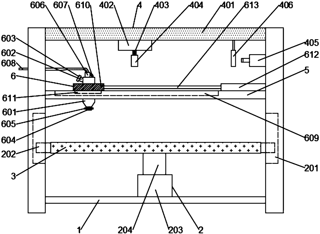 Rubber powder laser sintering 3D printing forming device and printing method