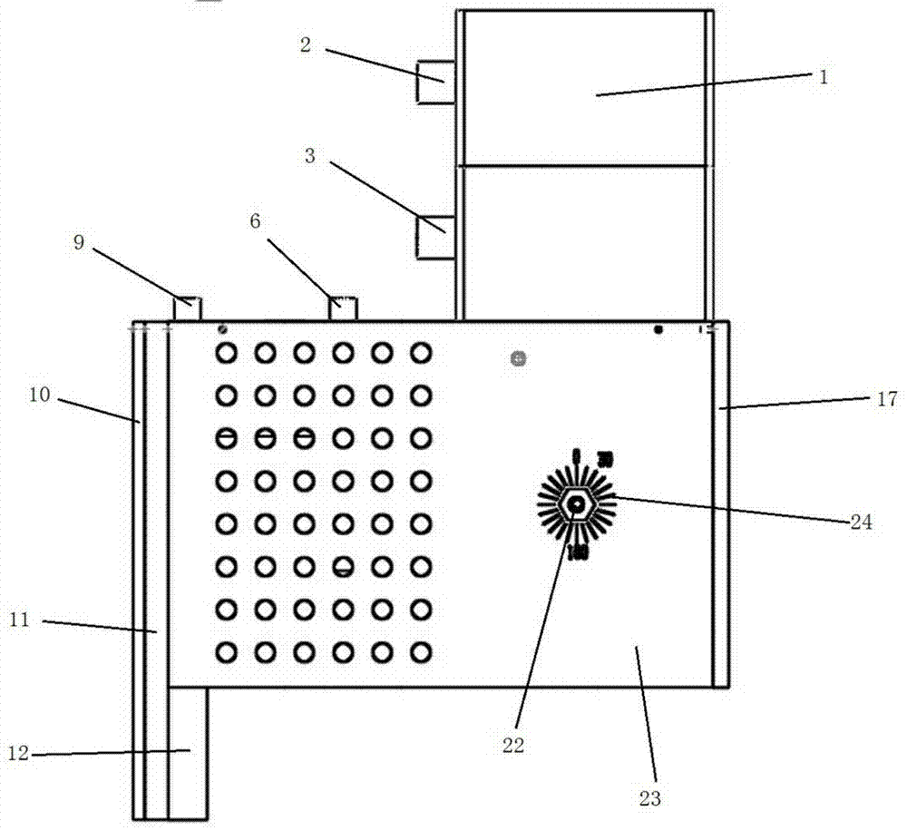 Laser vision cooling device