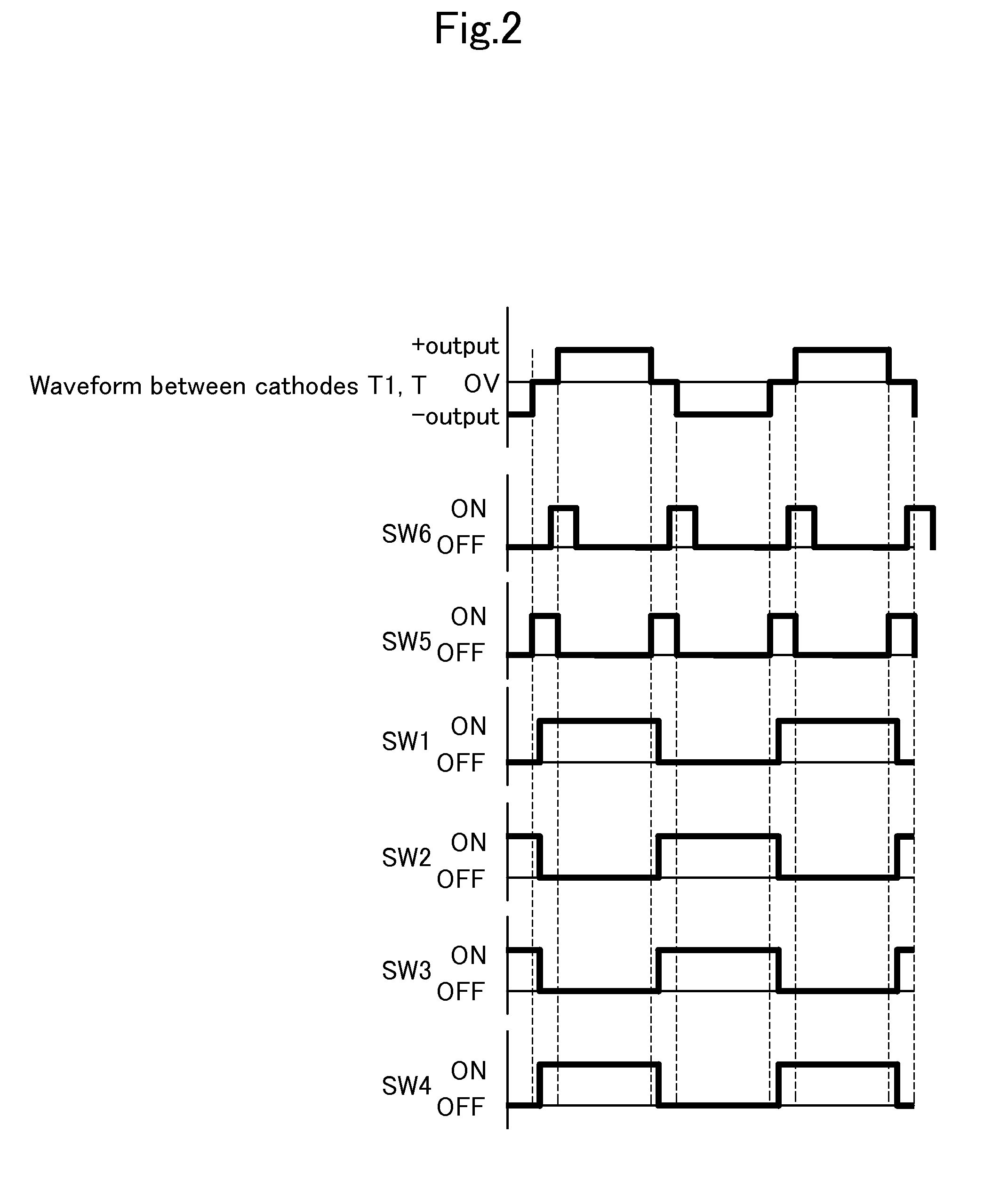 Bipolar pulsed power supply and power supply apparatus having plurality of bipolar pulsed power supplies