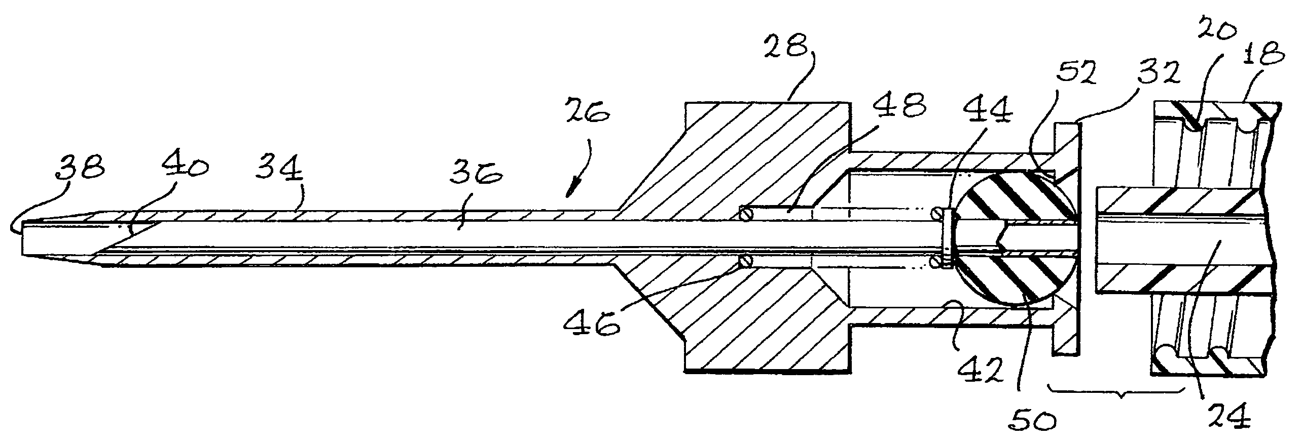 Retractable hypodermic needle