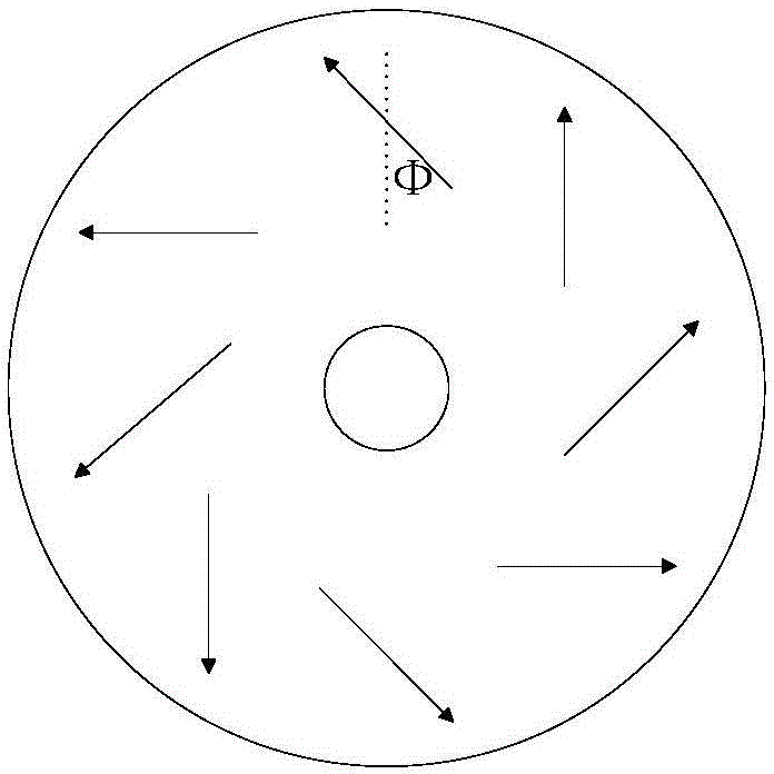 Generating device for radial polarized light