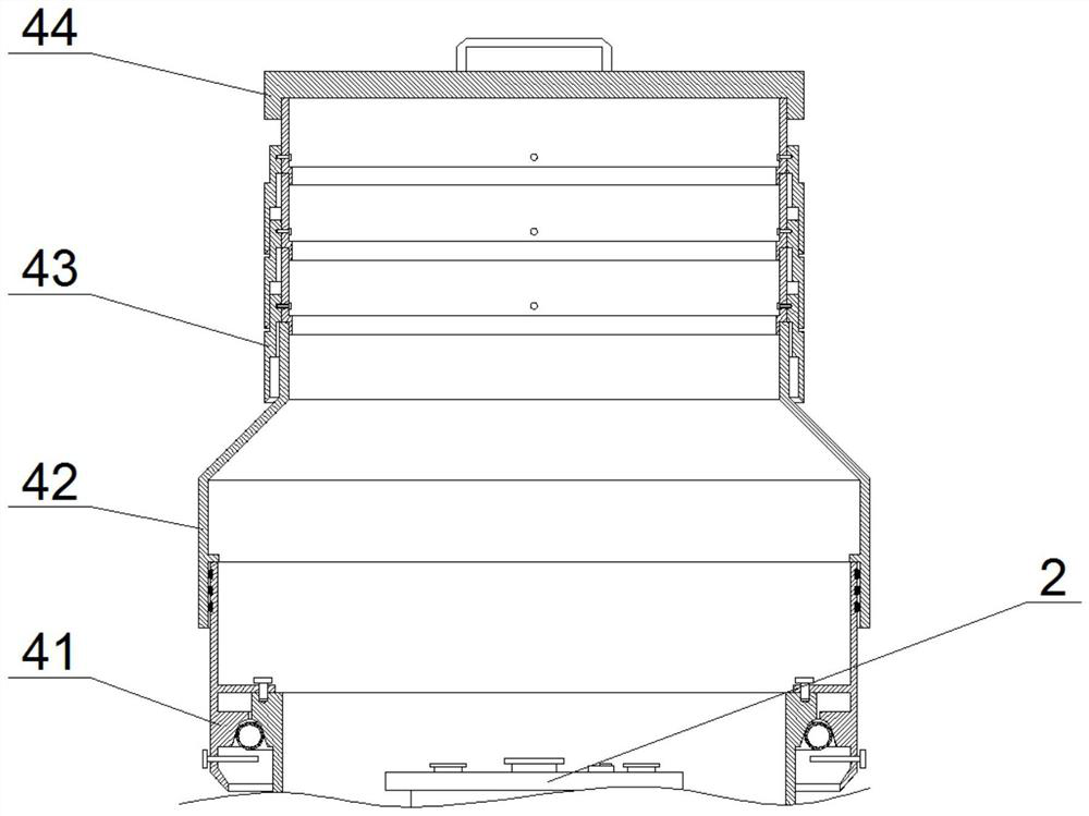 A ff buried oil tank with an anti-seepage well seat