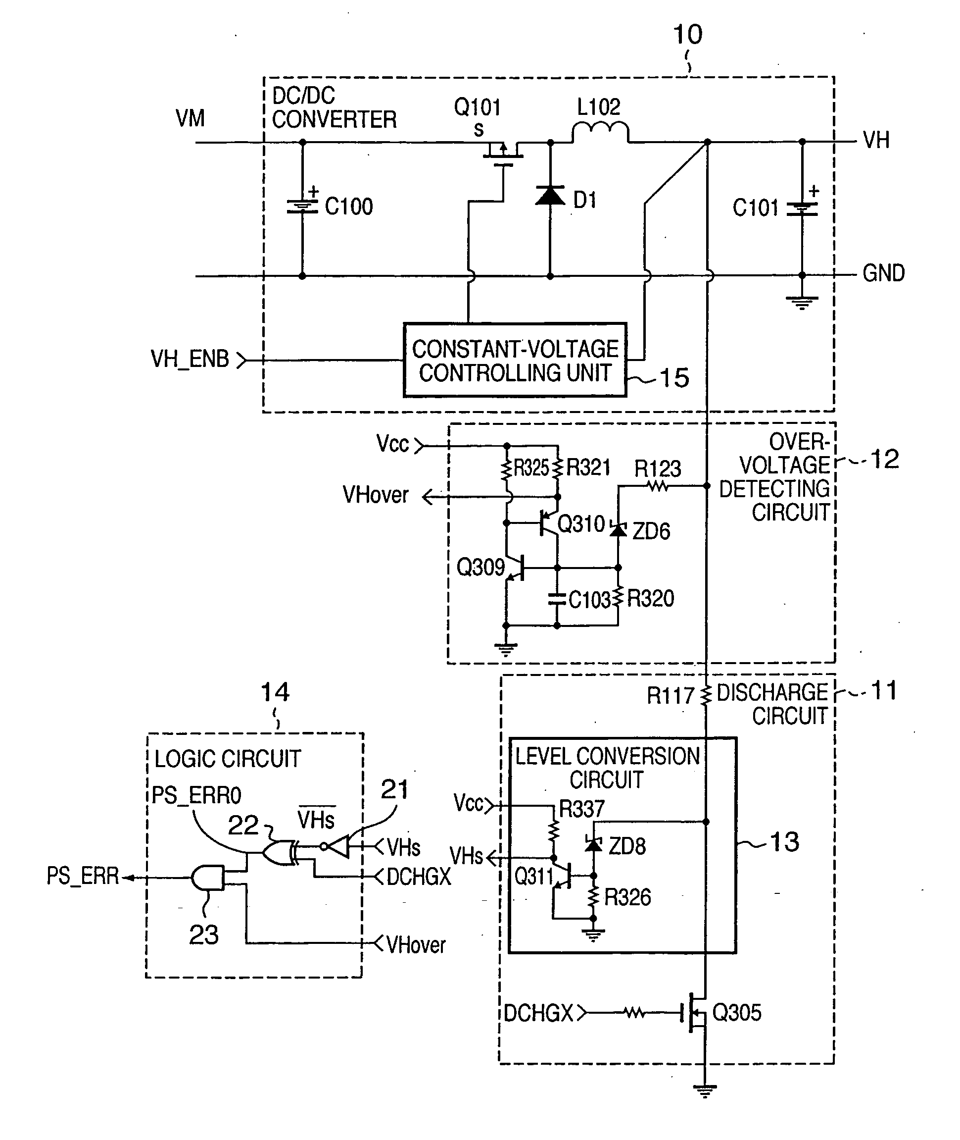 Power supply control circuit, electronic device, and printing apparatus