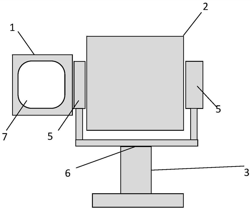 An optoelectronic millimeter wave search and track device and method