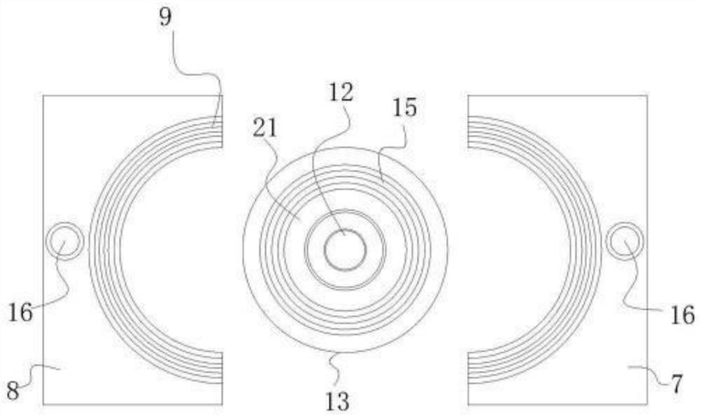 A pipe injection mold