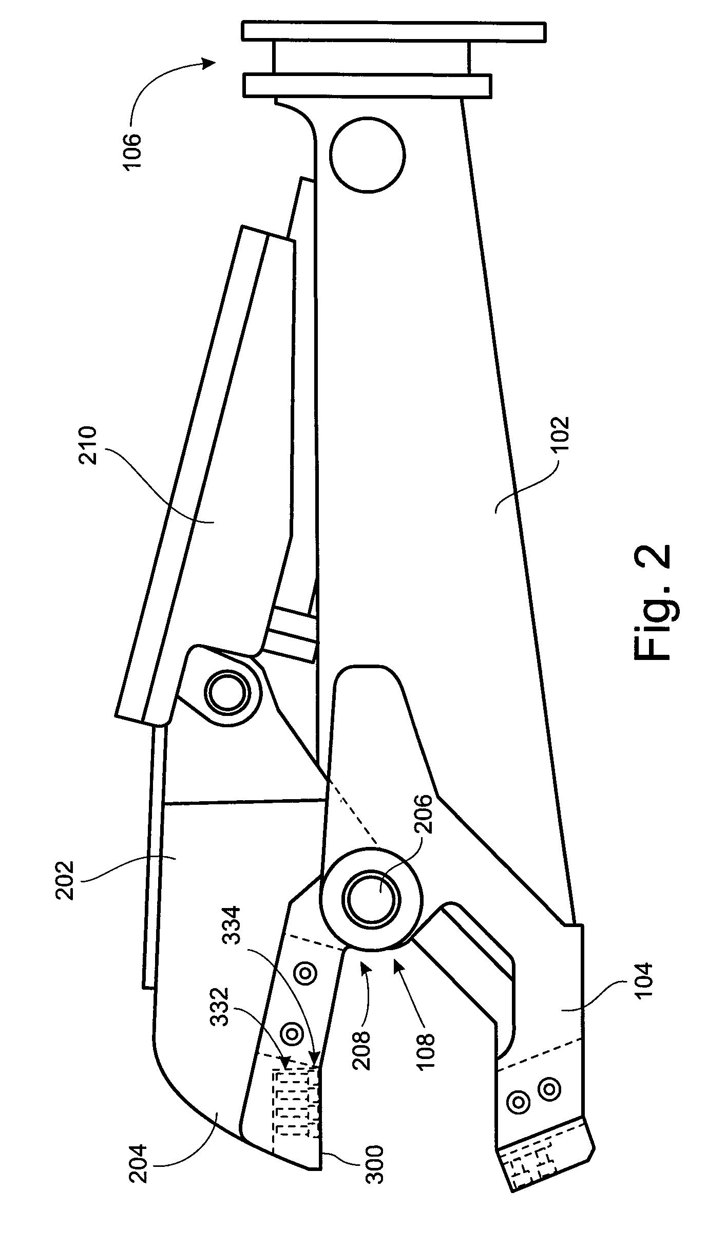 Piercing tip for scrap shear